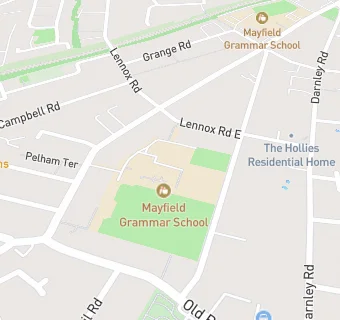 map for Mayfield Grammar School