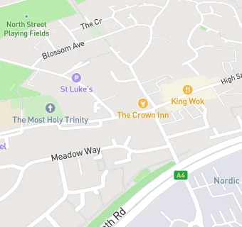 map for The Orthodontic Centre (Reading) Ltd