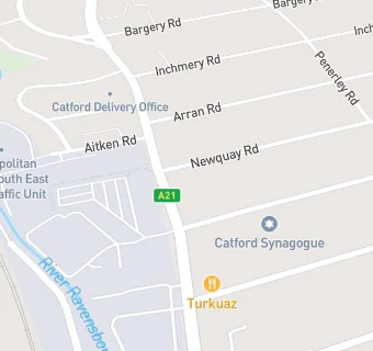 map for TFC Catford Ltd