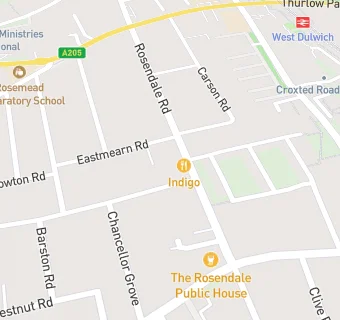 map for Heritage Dulwich