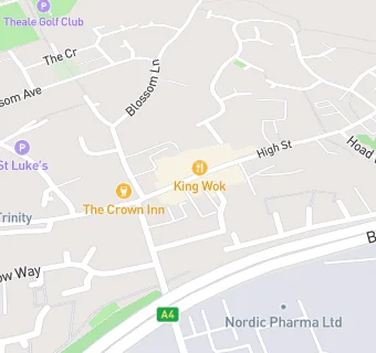 map for Premier Stores Theale Convenience