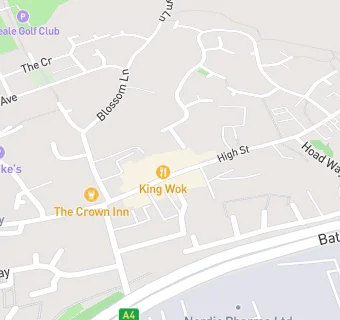 map for King Wok