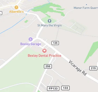 map for Bexley Dental Practice