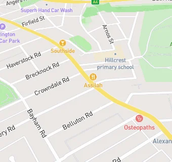 map for Wells Road Surgery