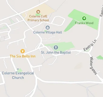 map for Colerne Community Cafe