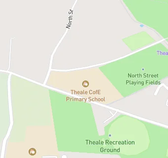 map for Theale C.E. Primary School