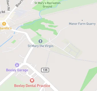 map for Old Bexley Village Pre-School At St Marys Church Hall