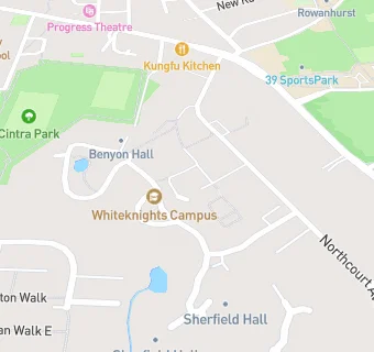 map for Eat at St Patricks & St Patrick's Bar at University of Reading