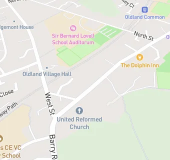 map for Oldland Surgery