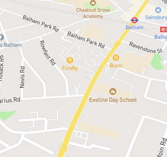 map for Balham Park Surgery