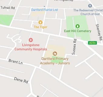 map for York Road Junior School and Language Unit