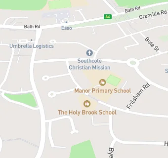 map for Manor Primary School