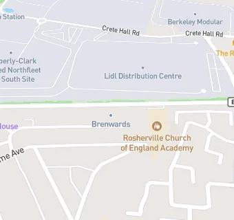 map for Rosherville Church of England Academy