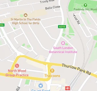 map for Tulse Hill Tavern