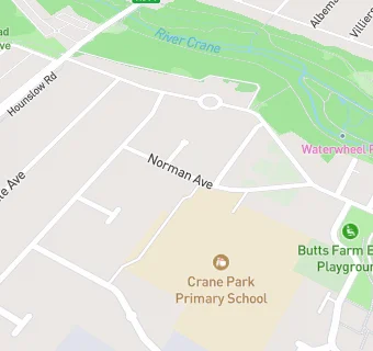 map for Crane Park Nursery