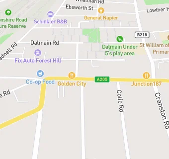 map for Dental Beauty Forest Hill