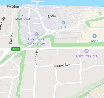 map for Overcliffe House