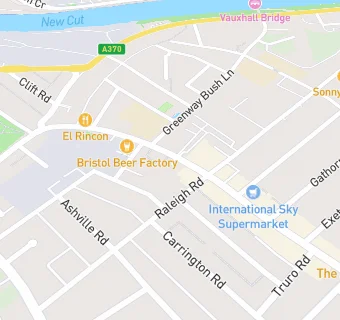 map for Bristol Beer Factory