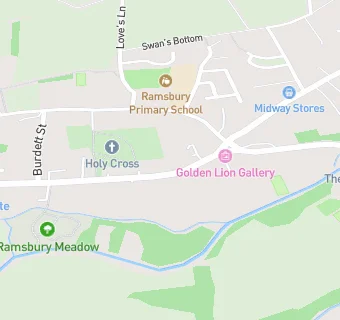 map for Ramsbury Post Office