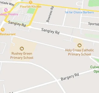 map for Rushey Green Primary School