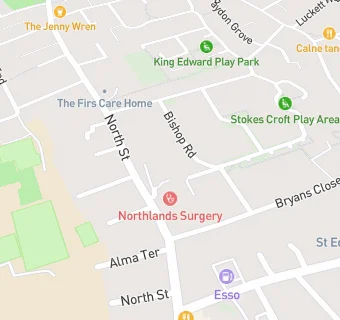 map for Northlands Surgery