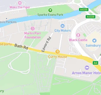 map for Curry House