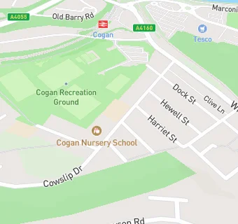 map for Cogan Primary School