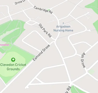 map for Clevedon Cricket Club