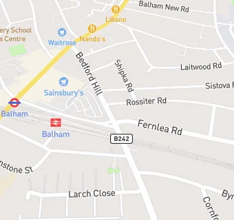 map for Esquires Coffee Balham