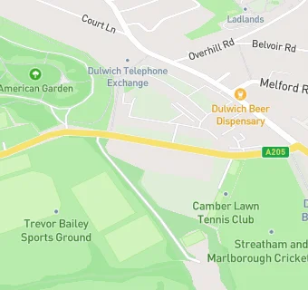 map for Streatham and marlborough cricket club