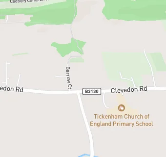 map for Aspens Services Ltd at Tickenham Primary School