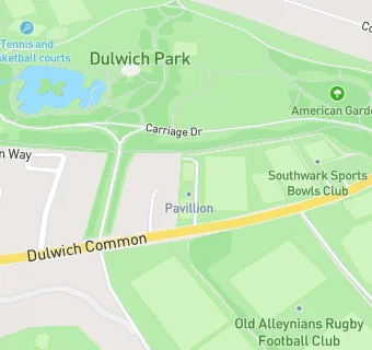 map for Dulwich village pre-school