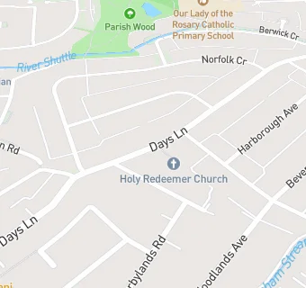 map for Holy Redeemer Pre-school