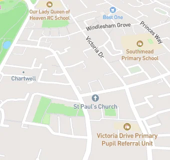 map for St Paul's Community Centre