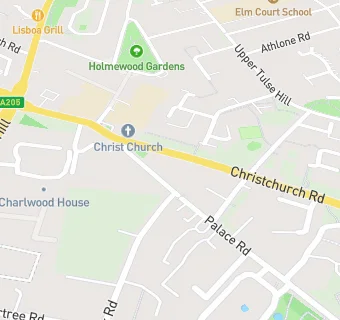 map for Palace Road Surgery