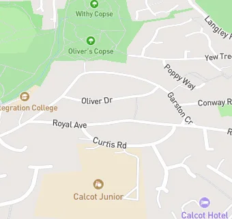 map for Calcot Surgery