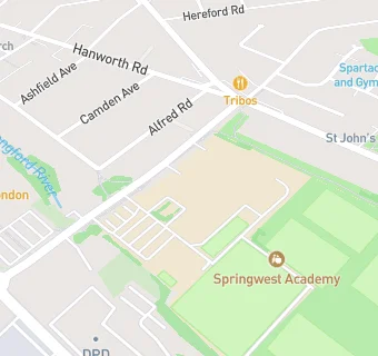 map for Springwest Academy