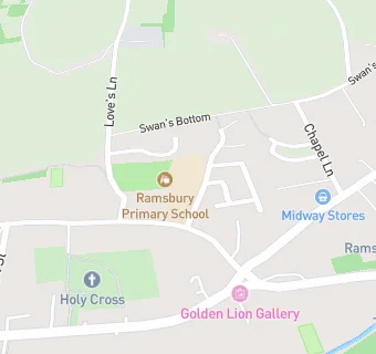 map for Ramsbury Primary School