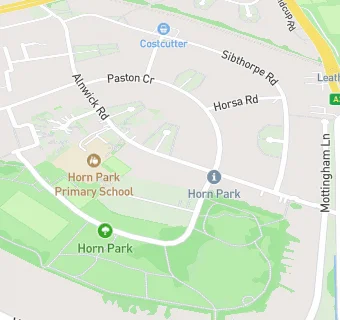 map for Horn Park Primary School