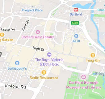 map for Royal Victoria And Bull Hotel