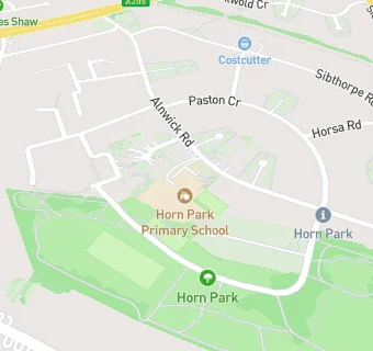 map for Horn Park Primary School
