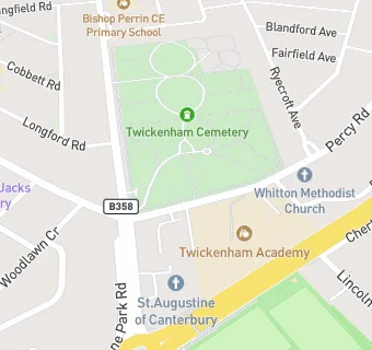 map for Crane Park Surgery