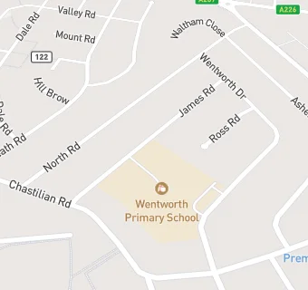 map for Wentworth Junior School