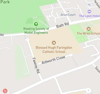 map for Hugh Faringdon School