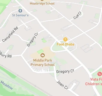 map for Middle Park Primary School