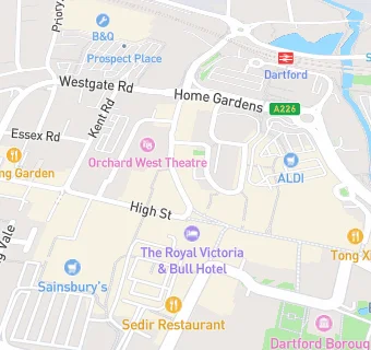map for Stage Door