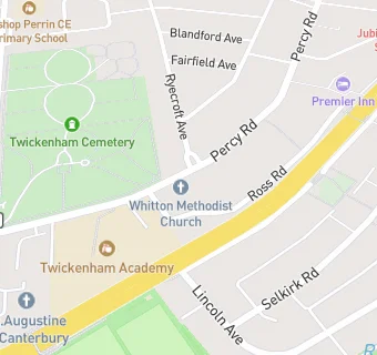 map for Crane Park Surgery