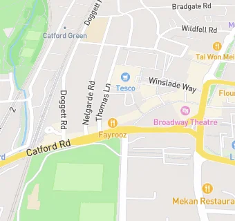 map for Catford Best Kebab