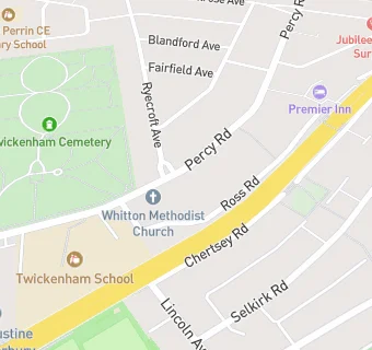 map for Whitton Community Association (Charity no 1199321)