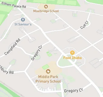 map for Middle Park Community Centre